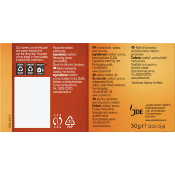 Pickwick Rooibos Honey 20 x 1,5 g