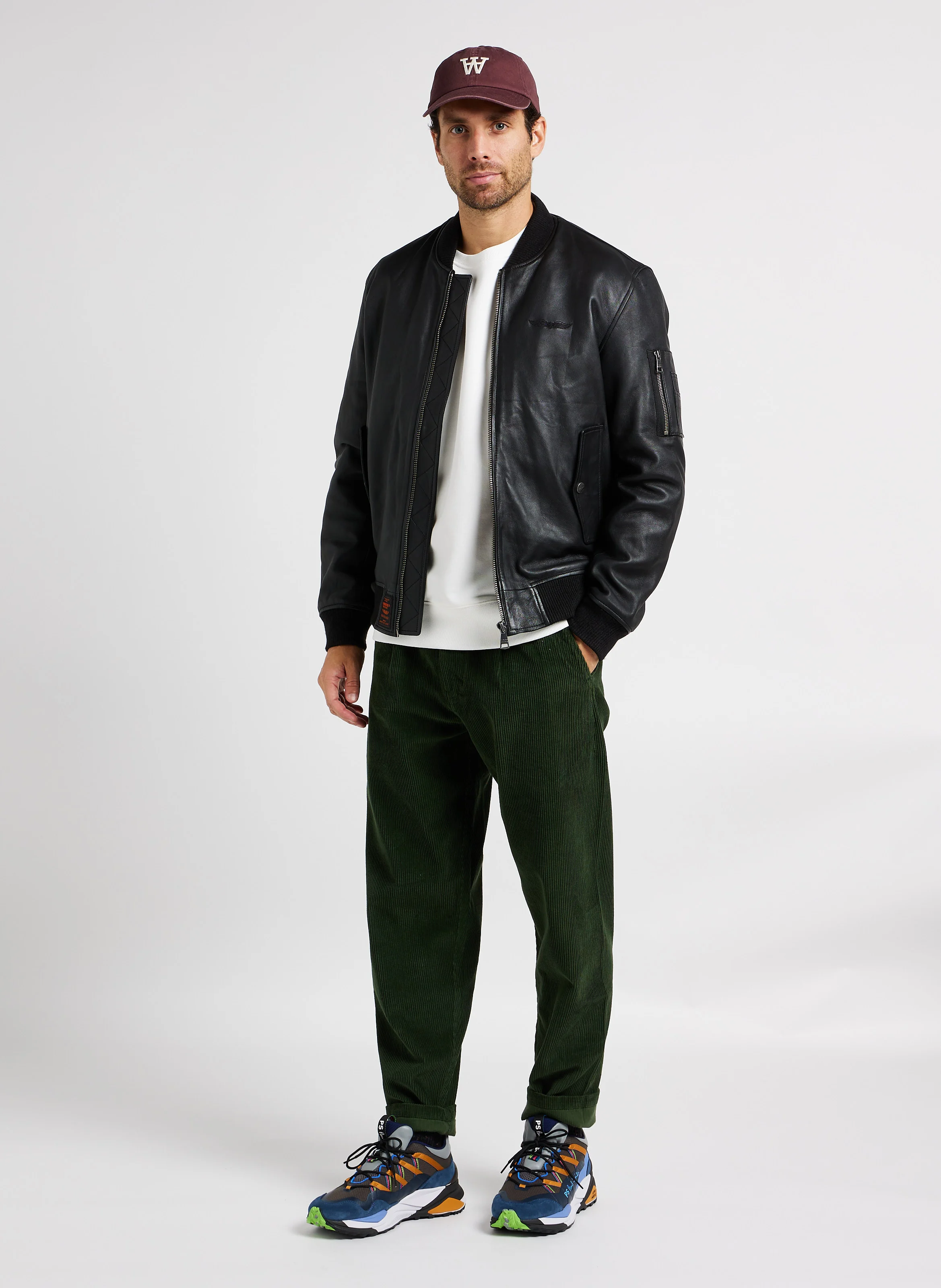 WOTAN - Pantalon droit en coton biologique | Vert