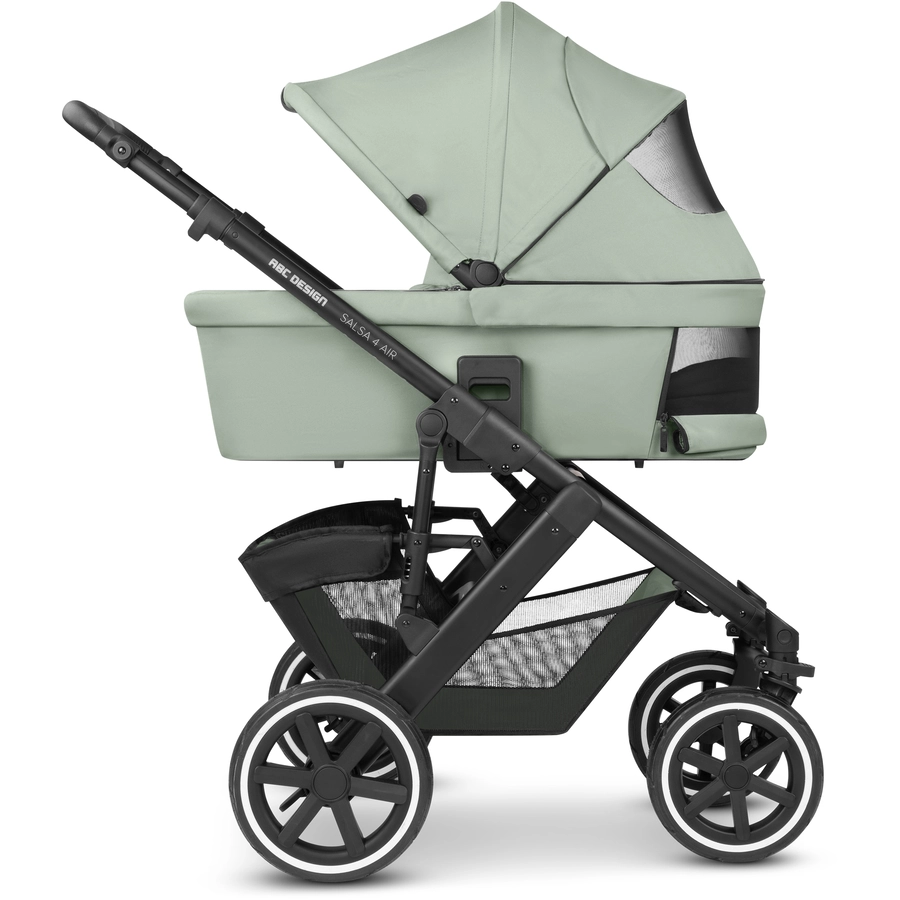 ABC DESIGN Kombikinderwagen Salsa 4 Air Pine Kollektion 2024 + Regenschutz und Adapter gratis