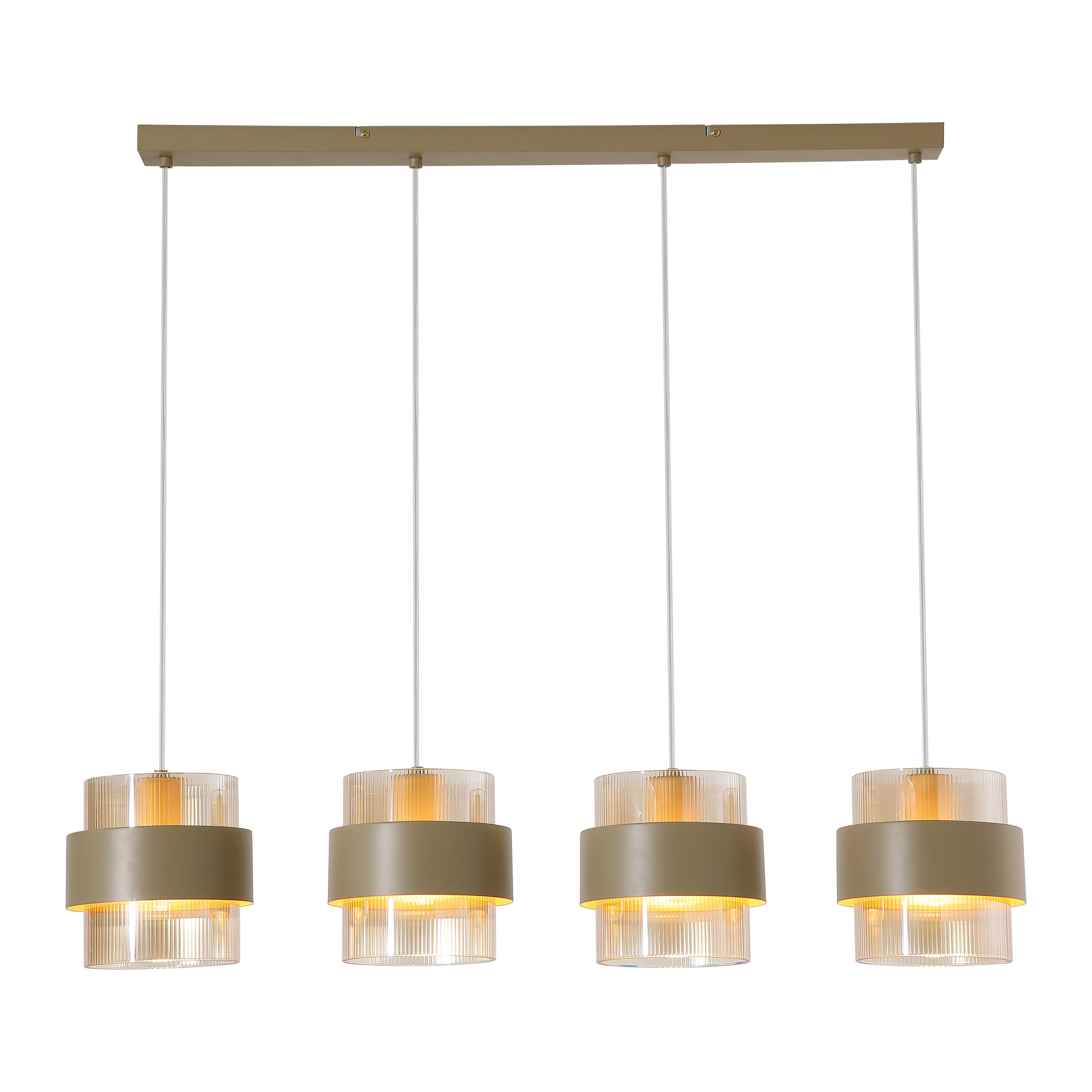 Searchlight Royal Hanglamp 4-lichts - Zand