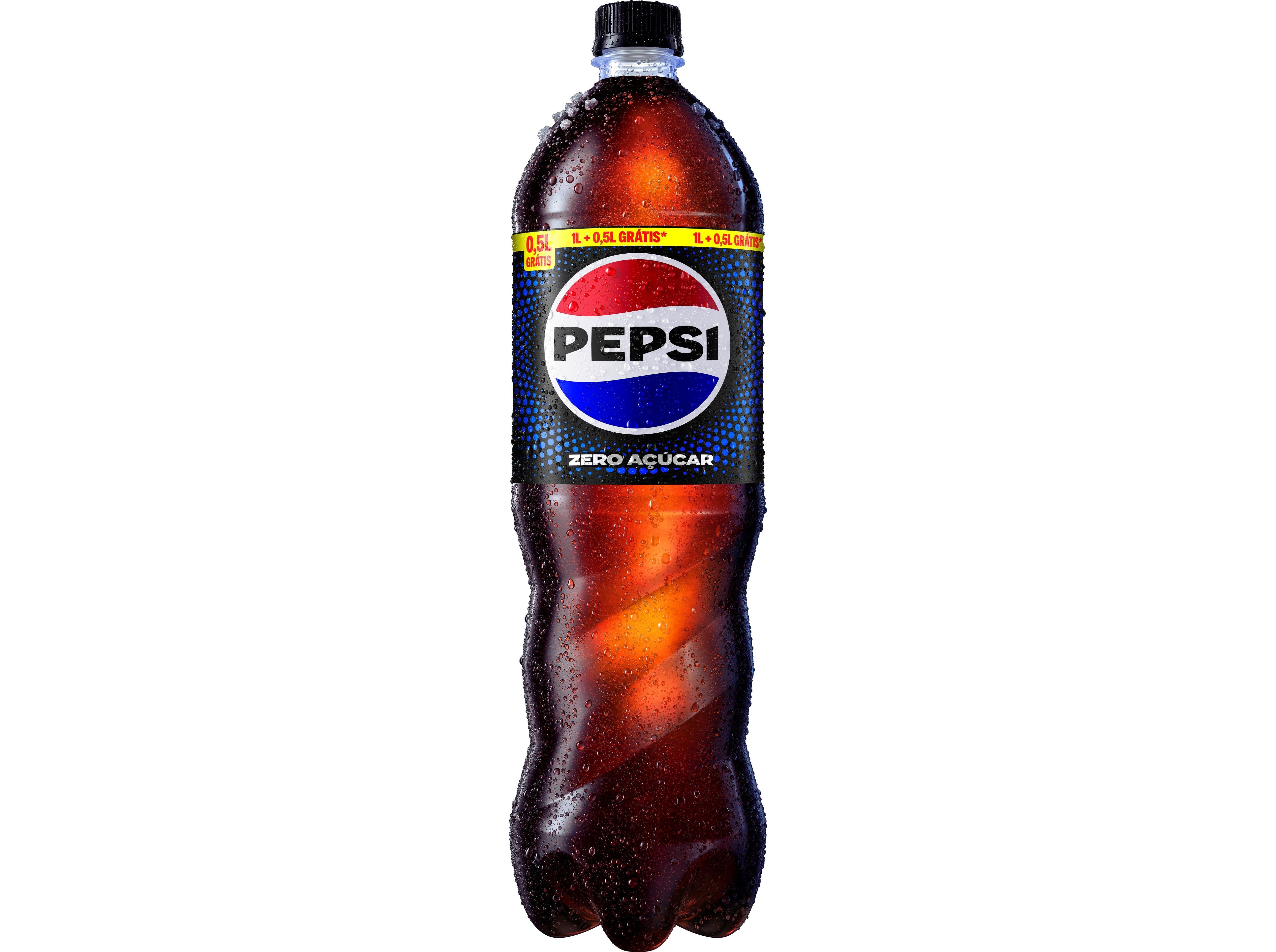 REFRIGERANTE C/ GÁS PEPSI ZERO 1L 05L GRÃTIS