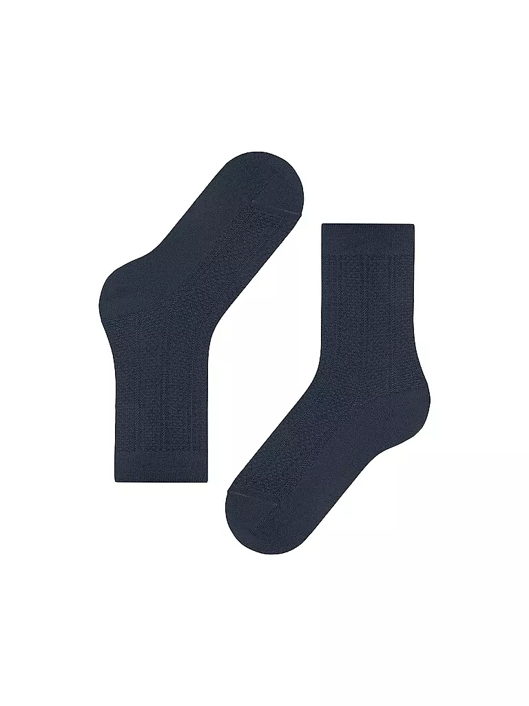 FALKE Socken NEEDLEPOINT space blue blau