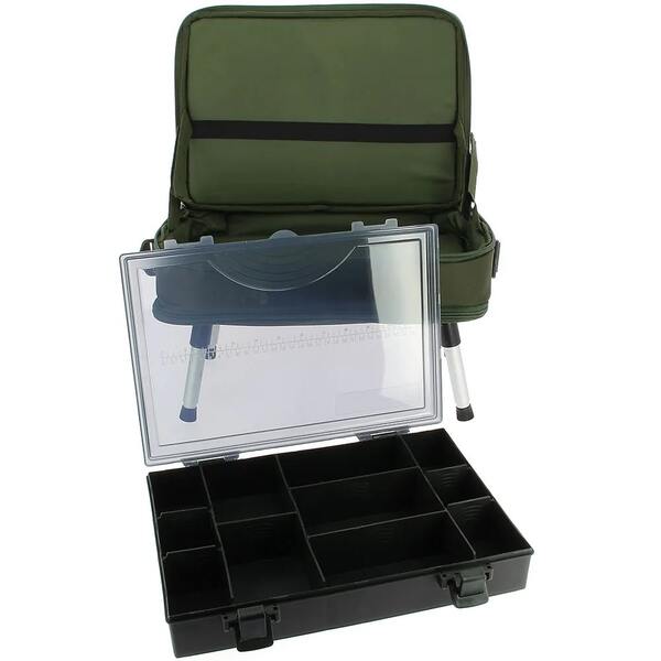 NGT Box Case System avec boite de pêche avec table intégré