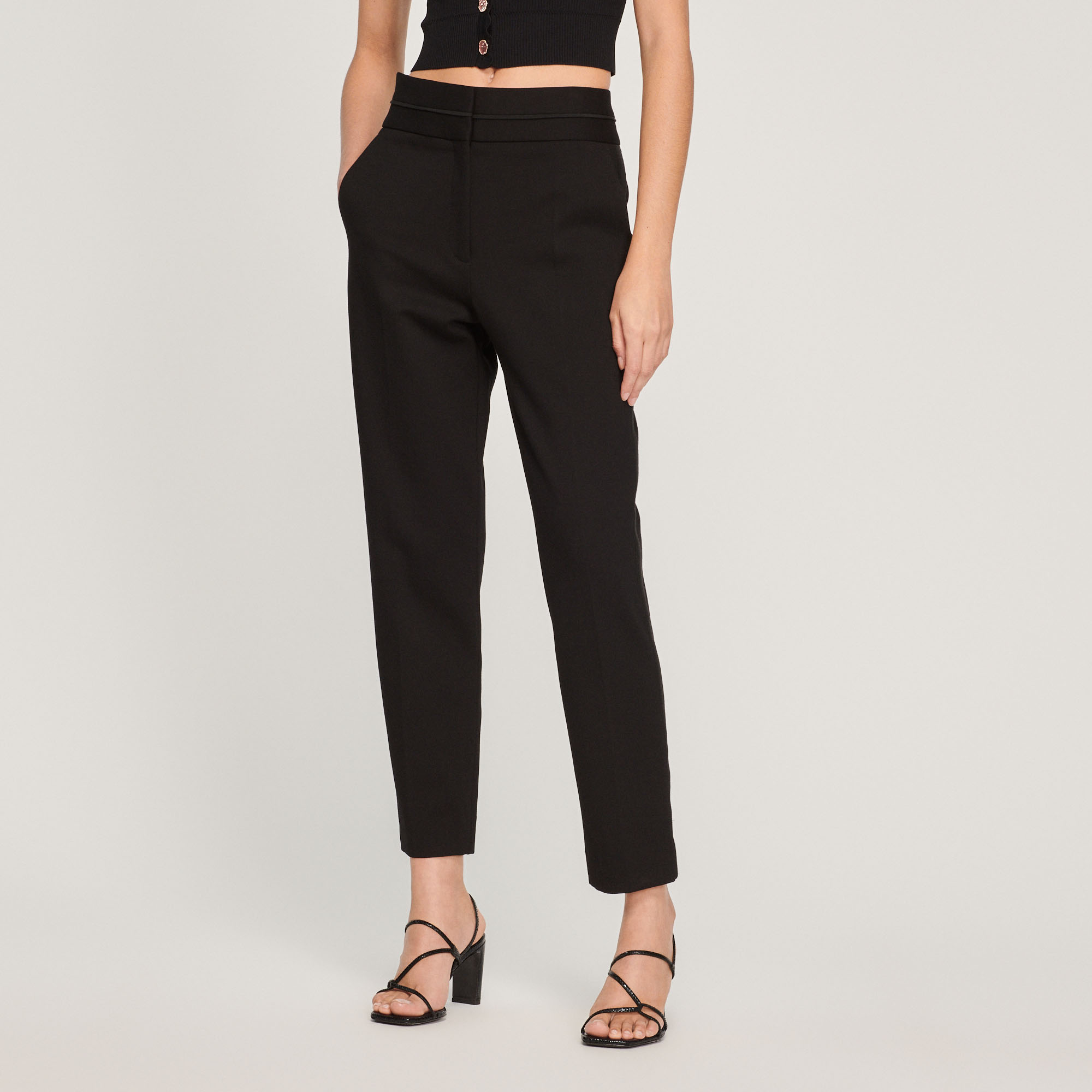 Pantalon classique taille haute