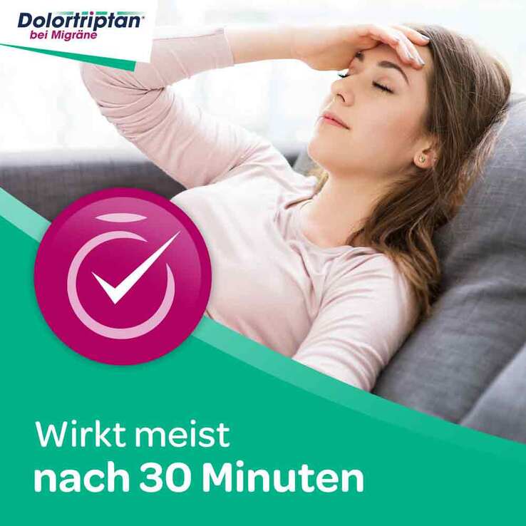 Dolortriptan bei Migräneattacken, 2 St