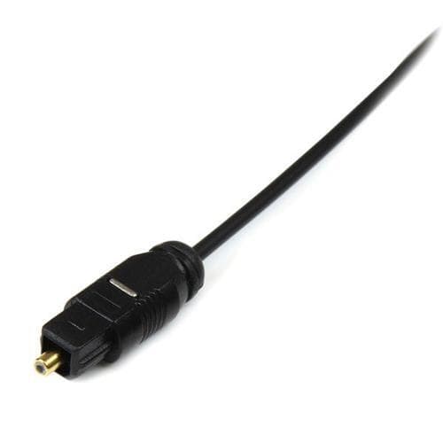 StarTech.com THINTOS15, TOSLINK, Hanstik, TOSLINK, Hanstik, 4,6 m, Sort