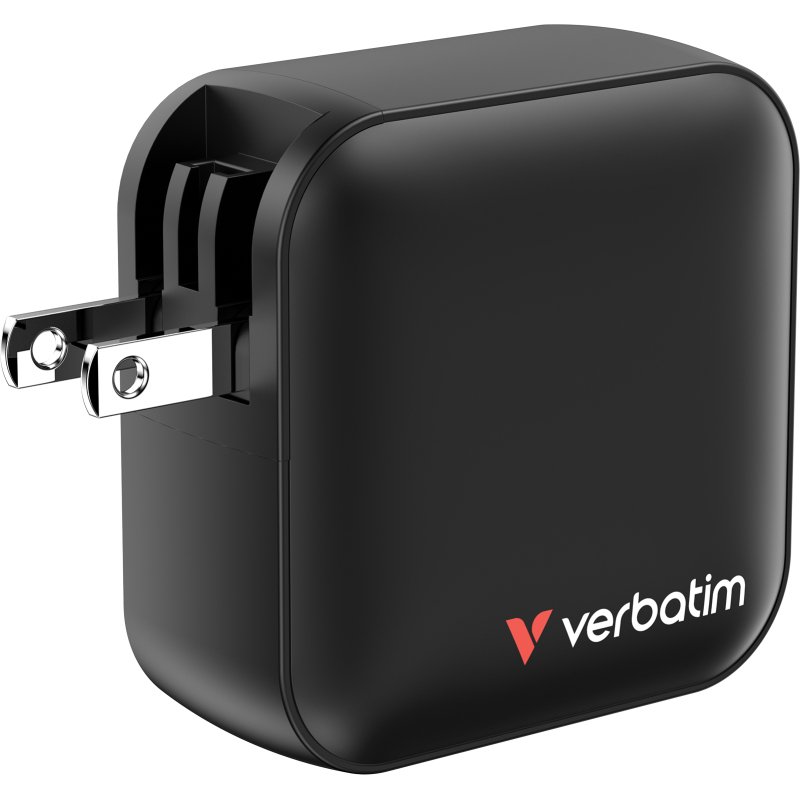 Verbatim Mini GaN Charger 100W Universel Noir Secteur Charge rapide Intérieure