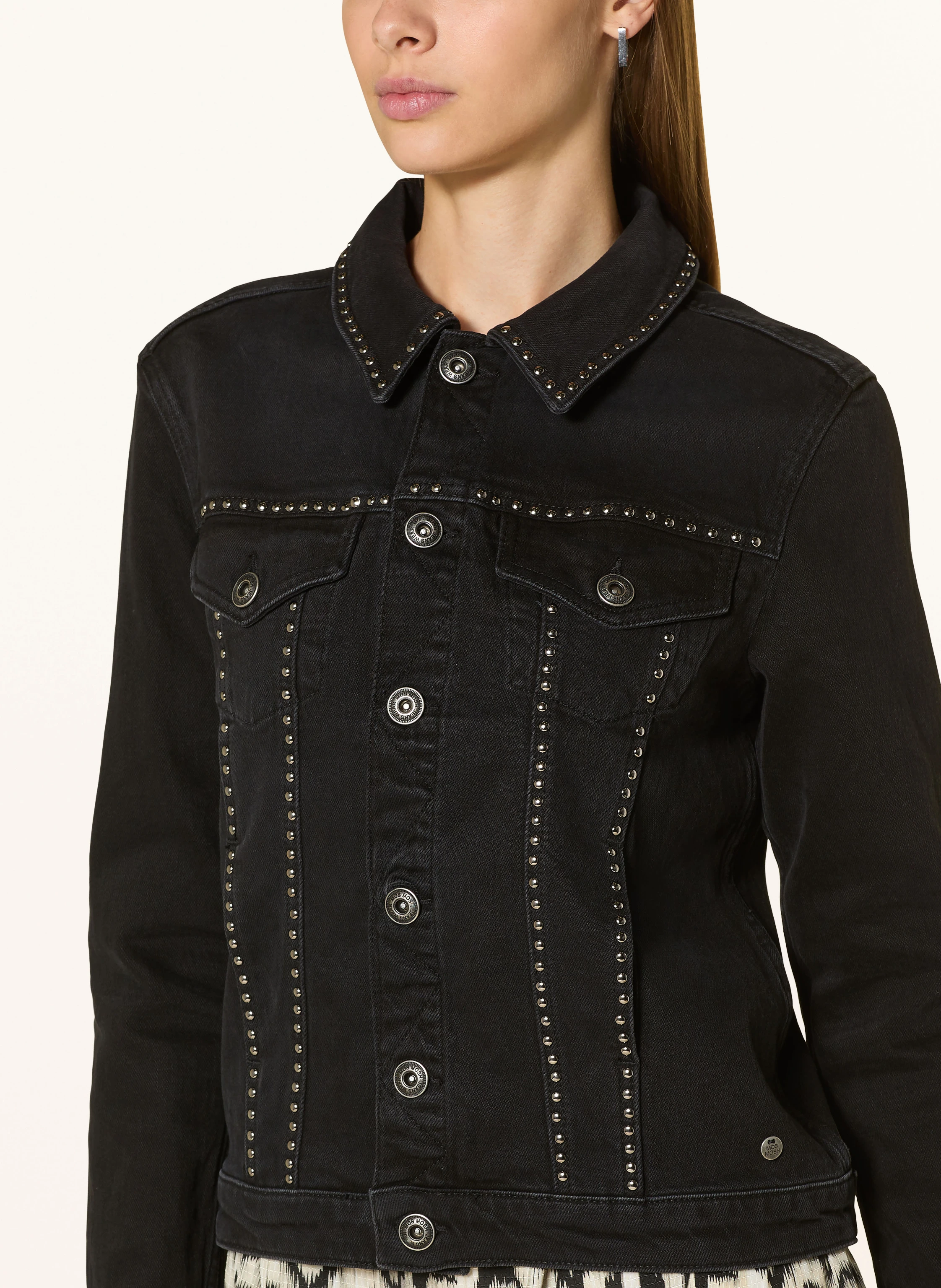 MOS MOSH Jeansjacke MMMARLY mit Nieten