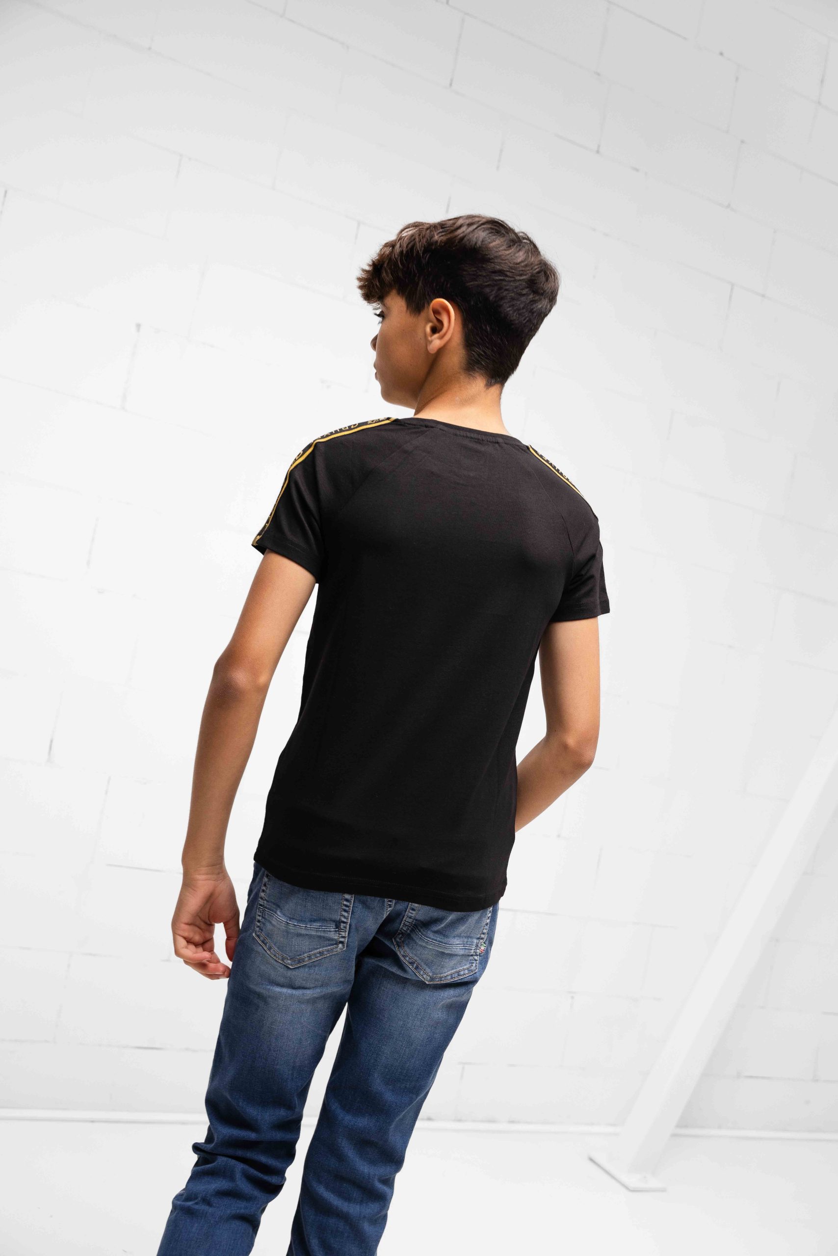 Cruyff Xicota T-Shirt Kids Zwart/Goud