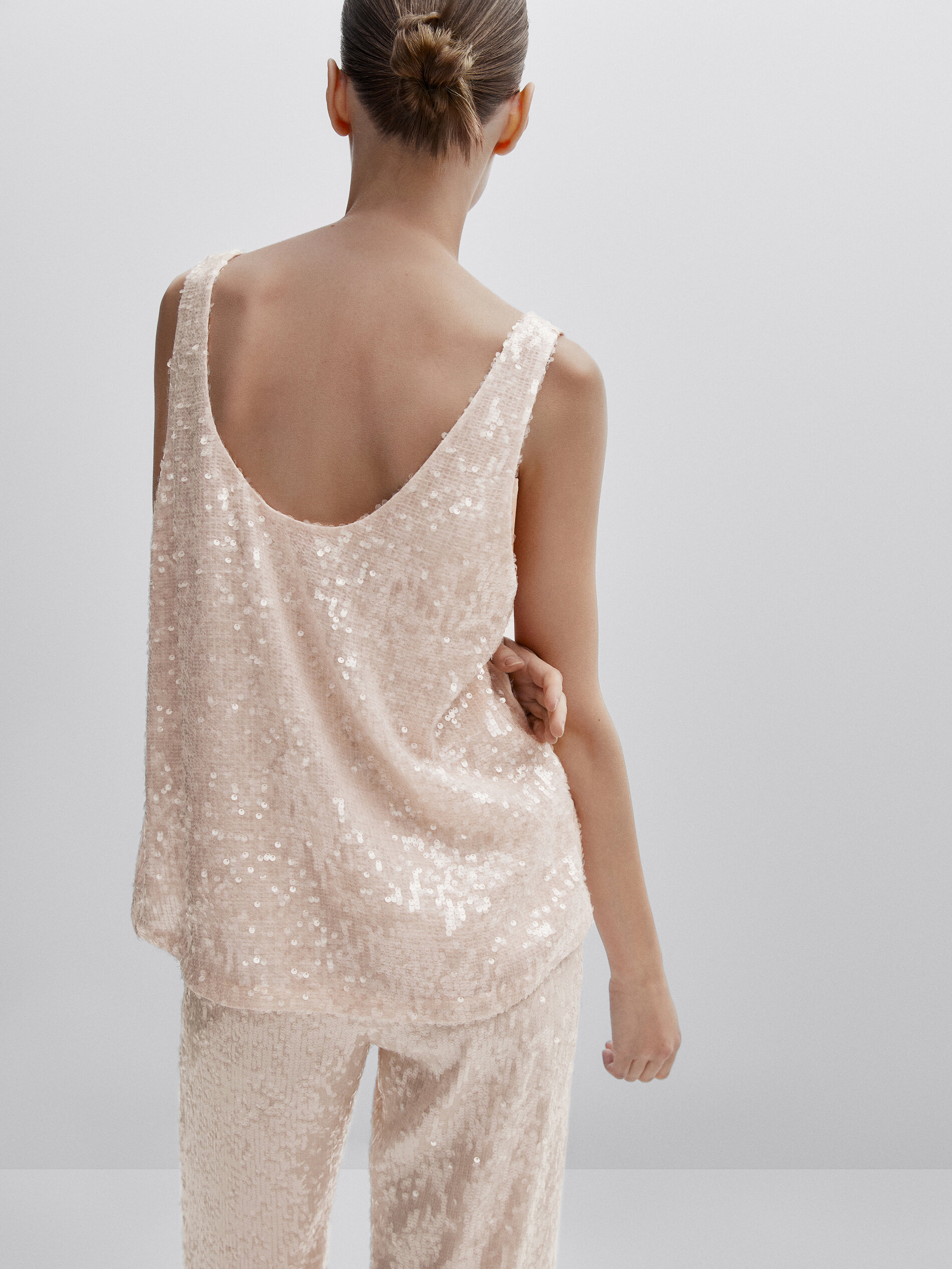 Top de lantejoulas - Studio - PINK