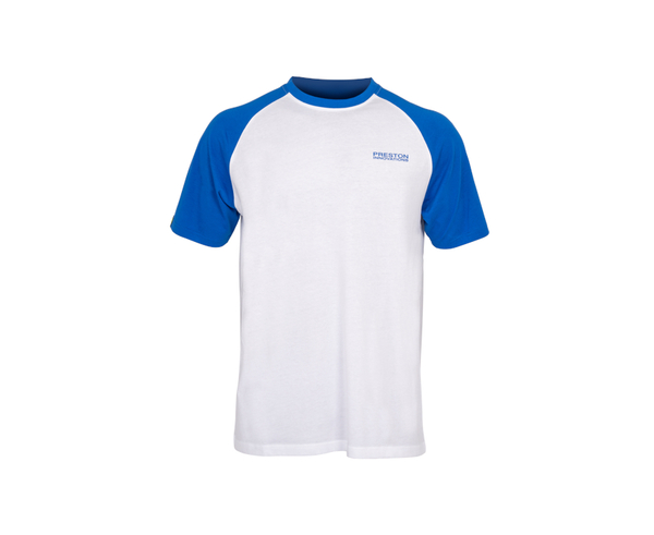 T-shirt blanc léger à manches raglan Preston