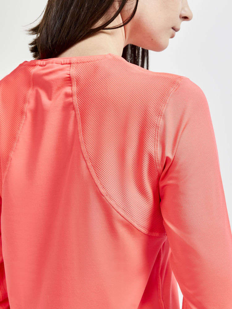 Craft ADV Essence Hardloopshirt Lange Mouwen Roze/Roze Dames