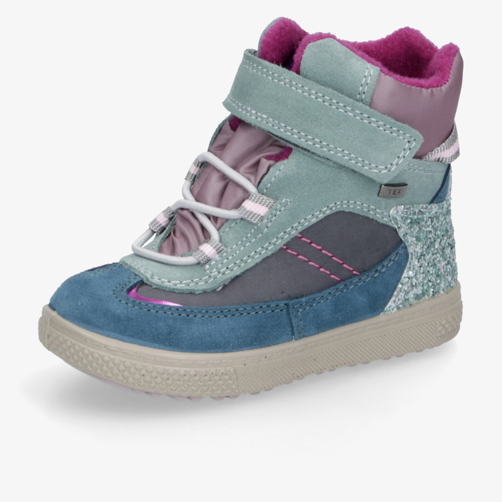 IMAC Kinder Klettstiefel petrol