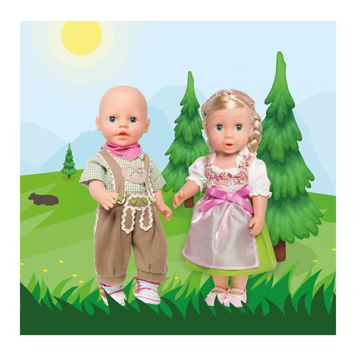 Poppenjurk Heidi, 28-35 cm