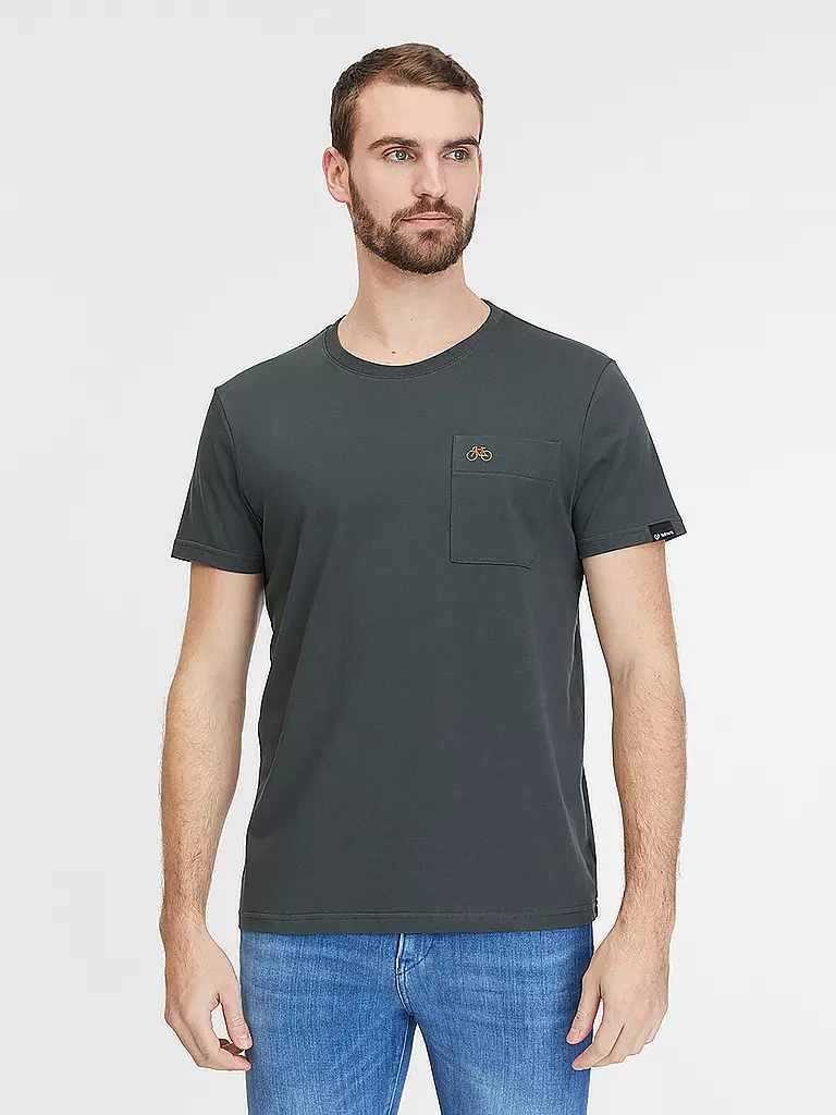 RAGWEAR T-Shirt ENDREW B dunkelgrün