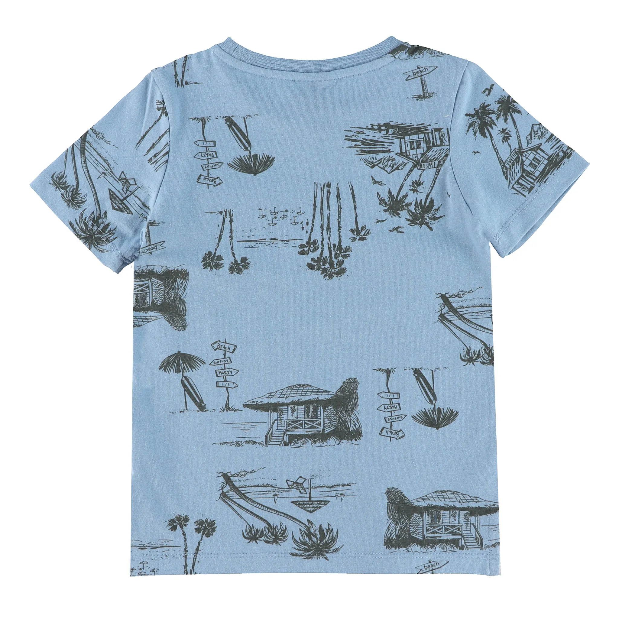 Chat Botté T-shirt Imprimé Tiki Vibe 2-8ans
