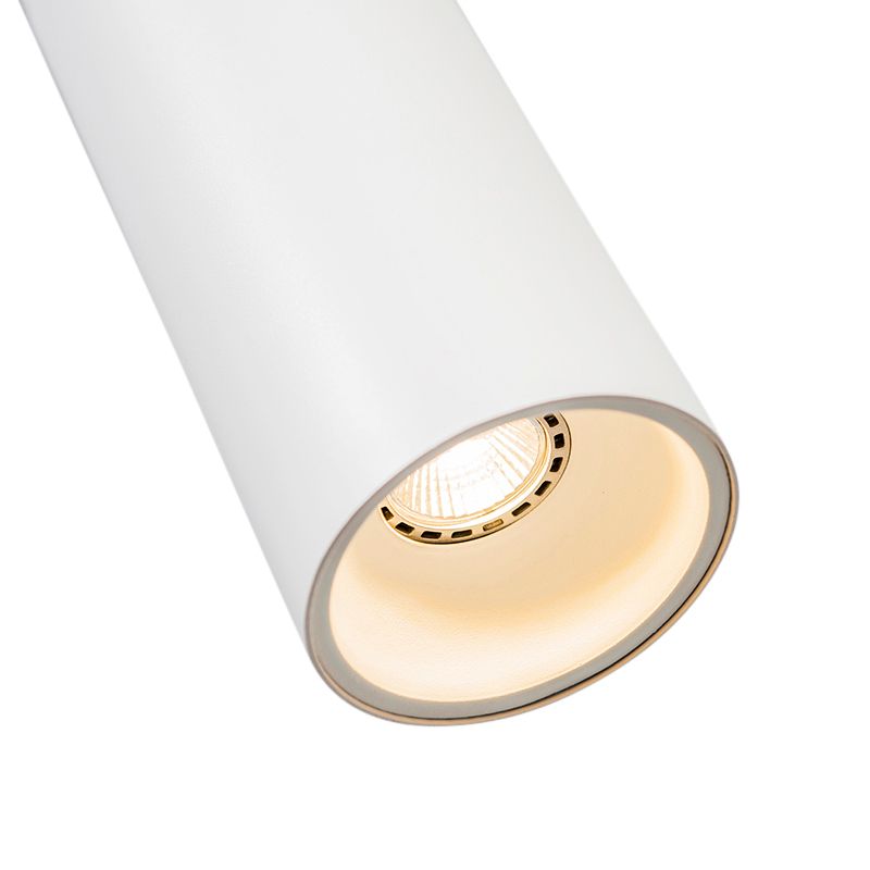 Design hanglamp wit rond GU10 50mm - Tubo