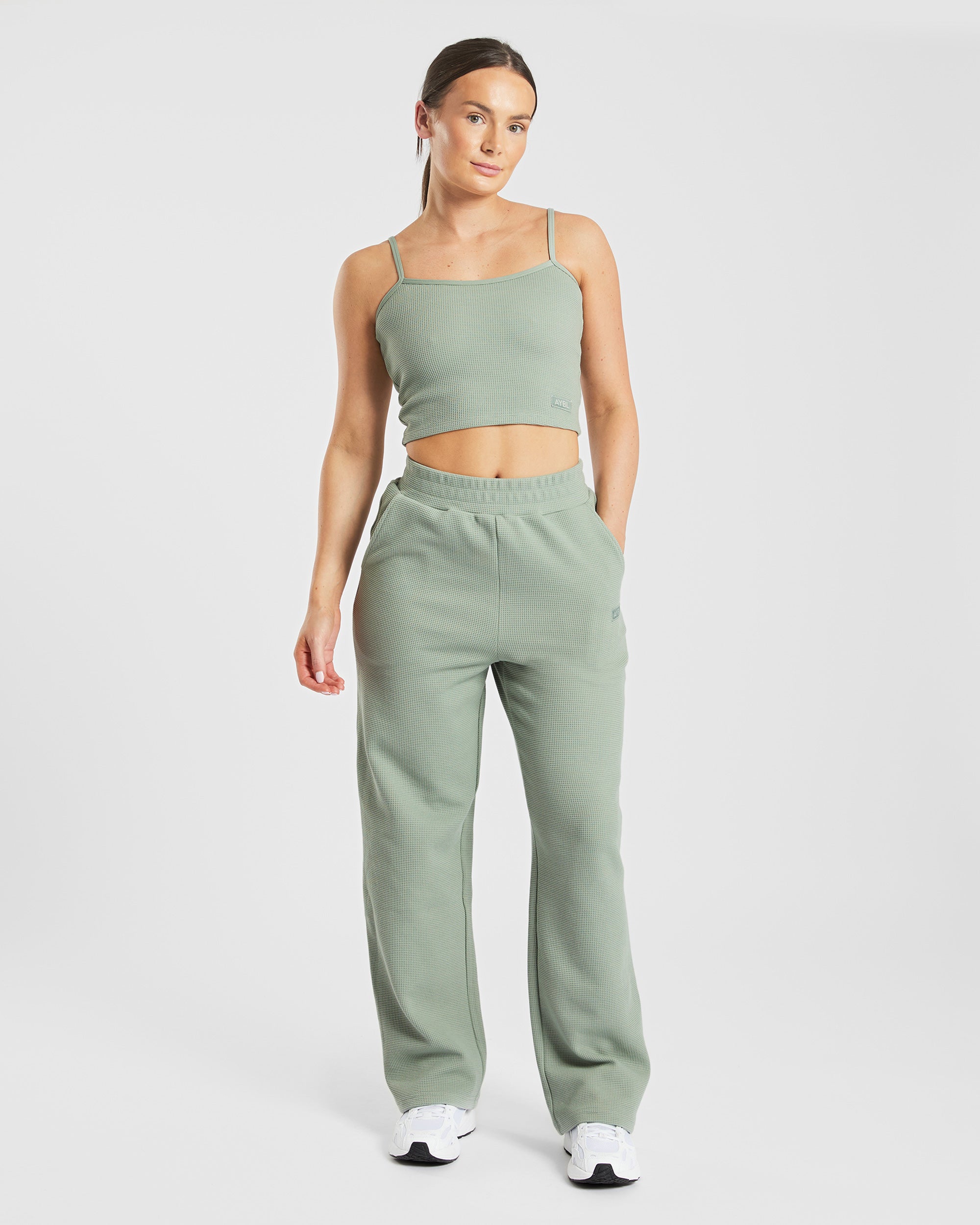Waffle Crop Vest