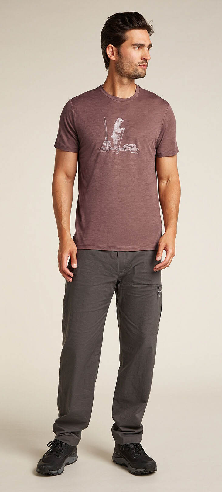 Merino 150 Tech Lite SS Tee Polar Paddle Herre Carob