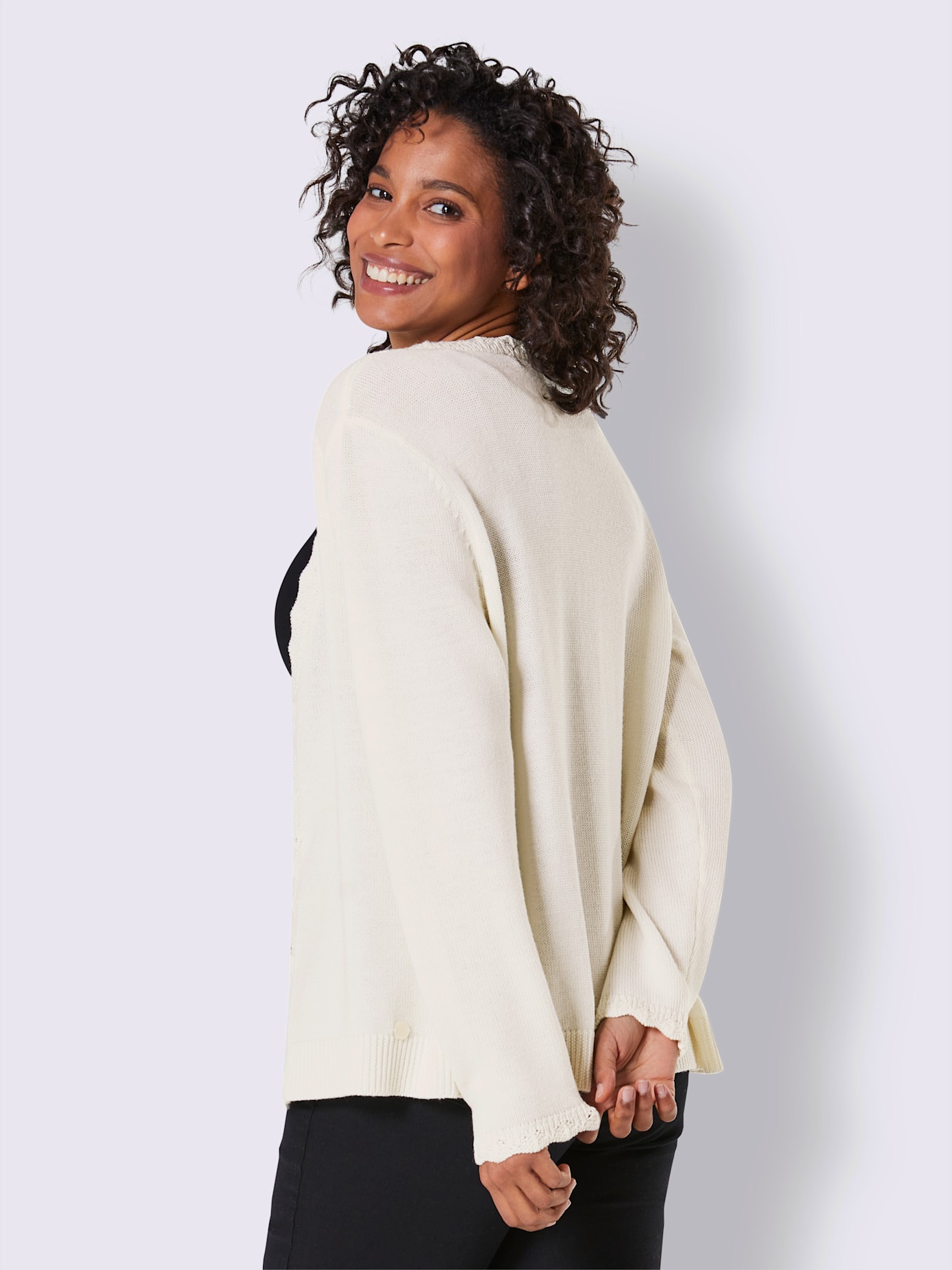 Veste en tricot et mérinos pure laine mérinos
