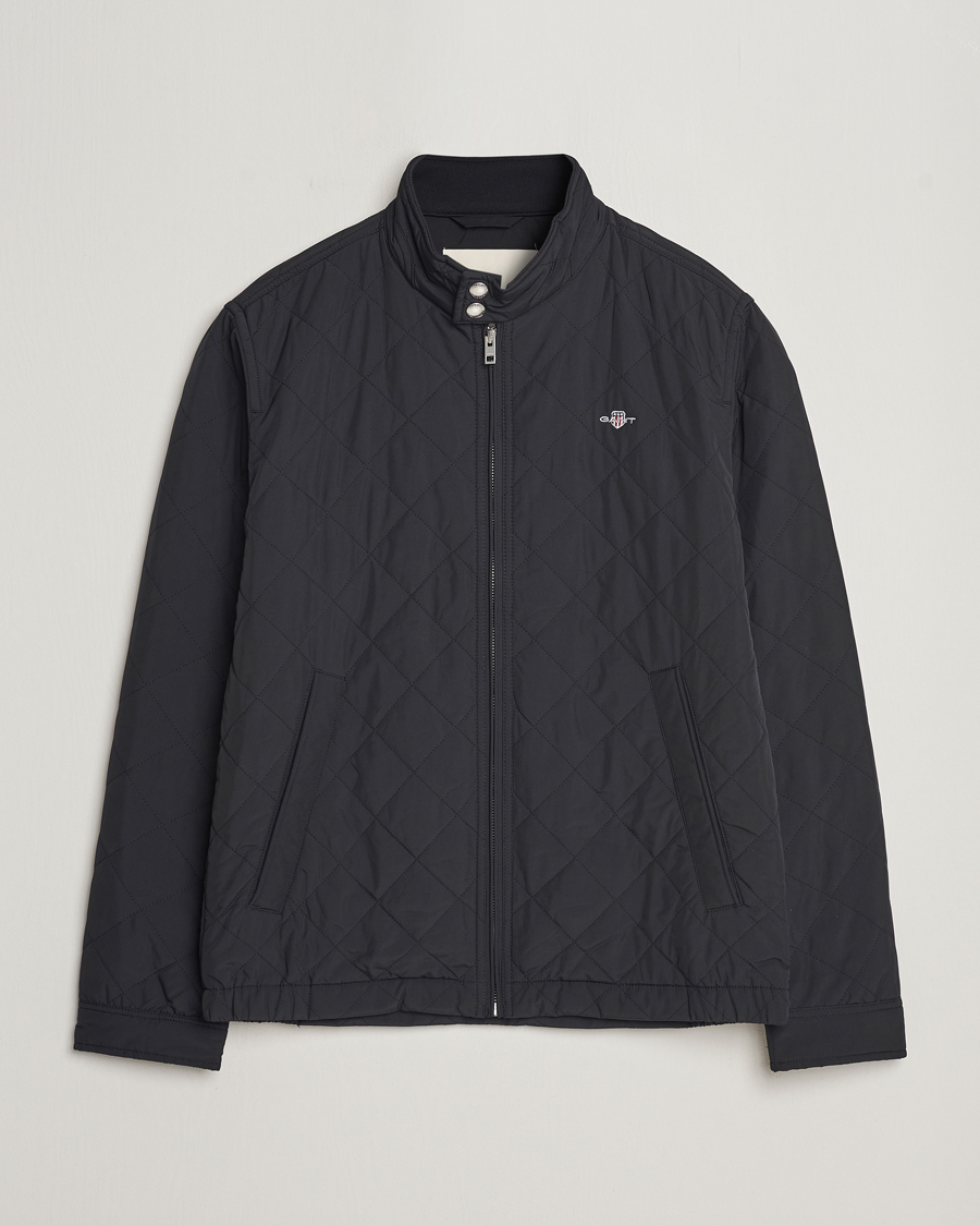 GANT The Quilted Windcheater Black