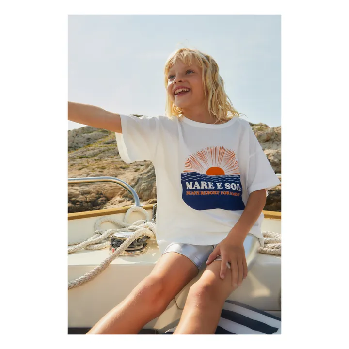 We Are Kids T-Shirt Dylan Mare E Sole Coton Bio | Blanc