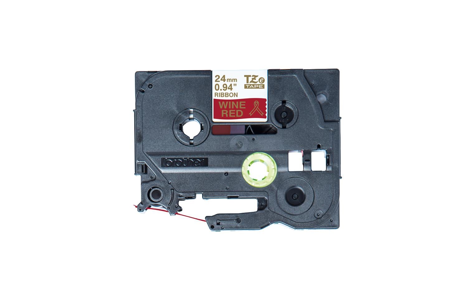 Beschriftungsband TZe-RW54 Gold auf Rot, 24mm24 mm-Beschriftungsband für Etikettendrucker