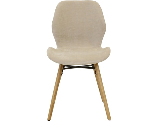 CONCEPT1 - Chaise Lot de 2 C. Keri sable tissu