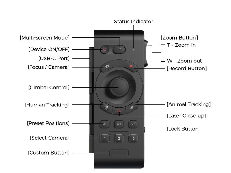 Obsbot Fernbedienung Tail Air Smart Remote Controller