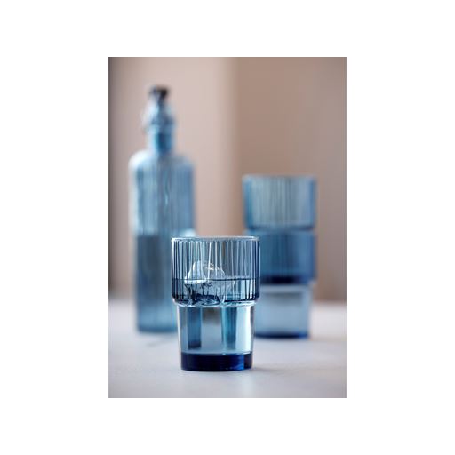 Bitz Kusintha 4-pak Cafeglas, Blue, 38 cl