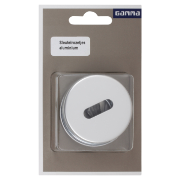 GAMMA sleutel rozet rond aluminium