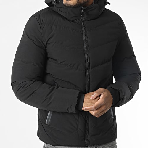 Doudoune Capuche Noir