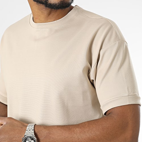 Tee Shirt Oversize Large Beige