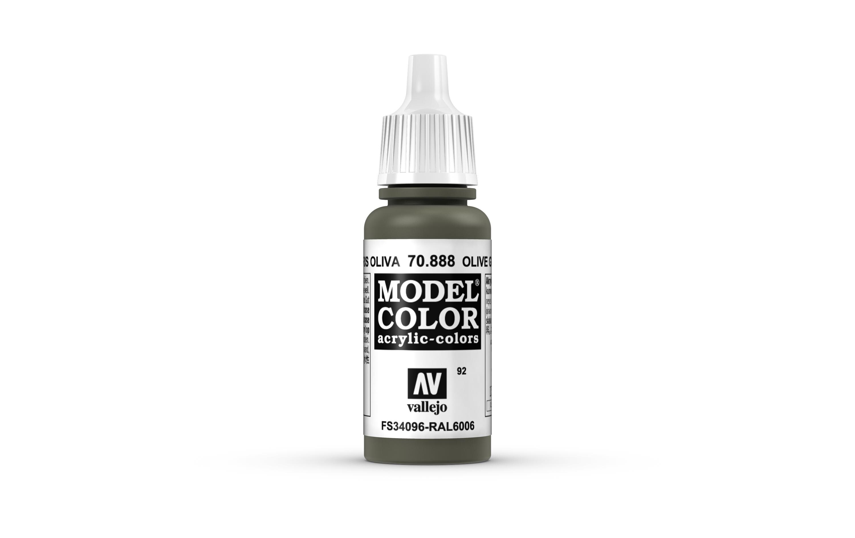 Acrylfarbe Matt, Olive Grau 17 mlModel Color Olive Grey