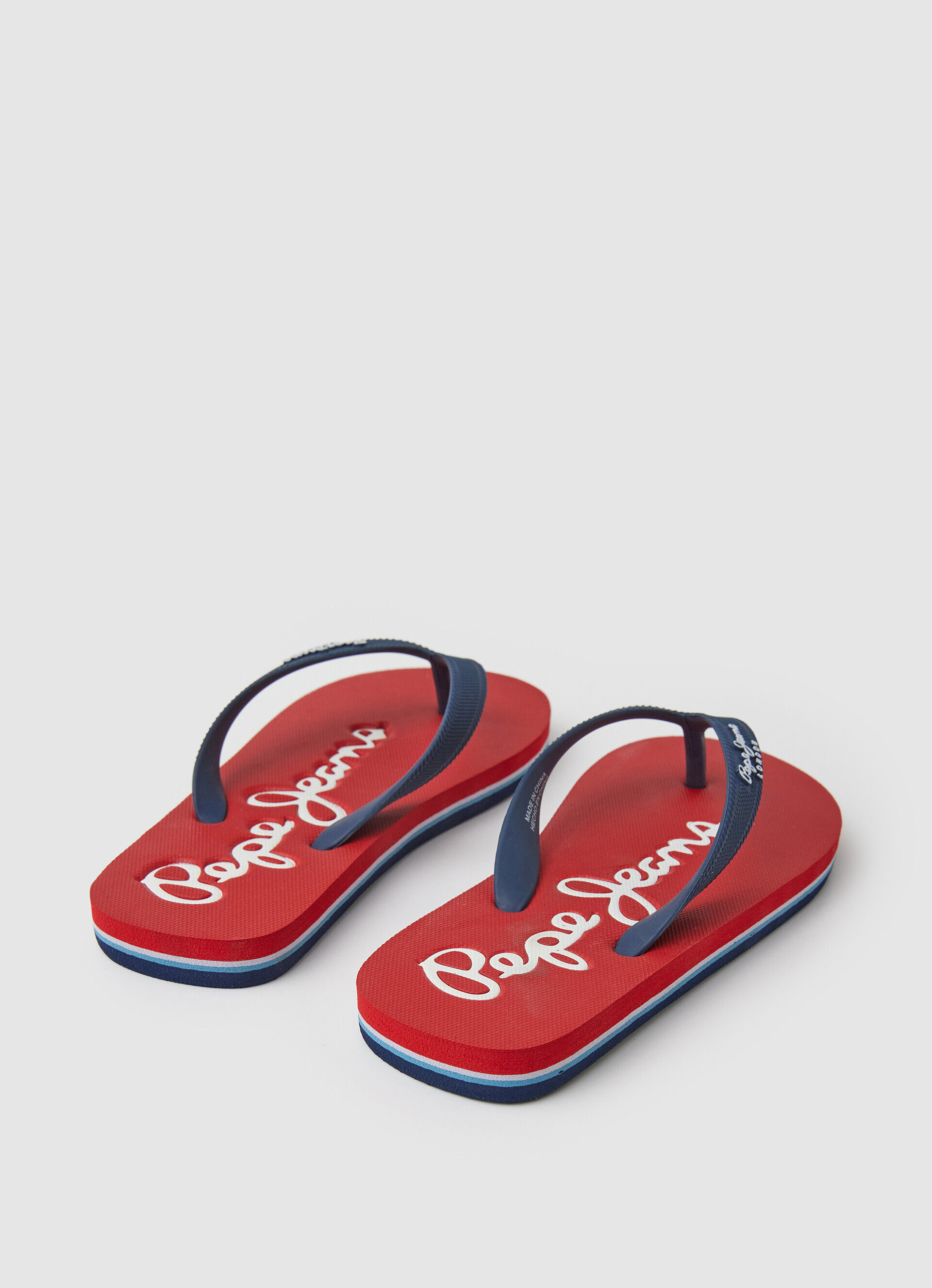 Chinelo básico Bay Beach - vermelho