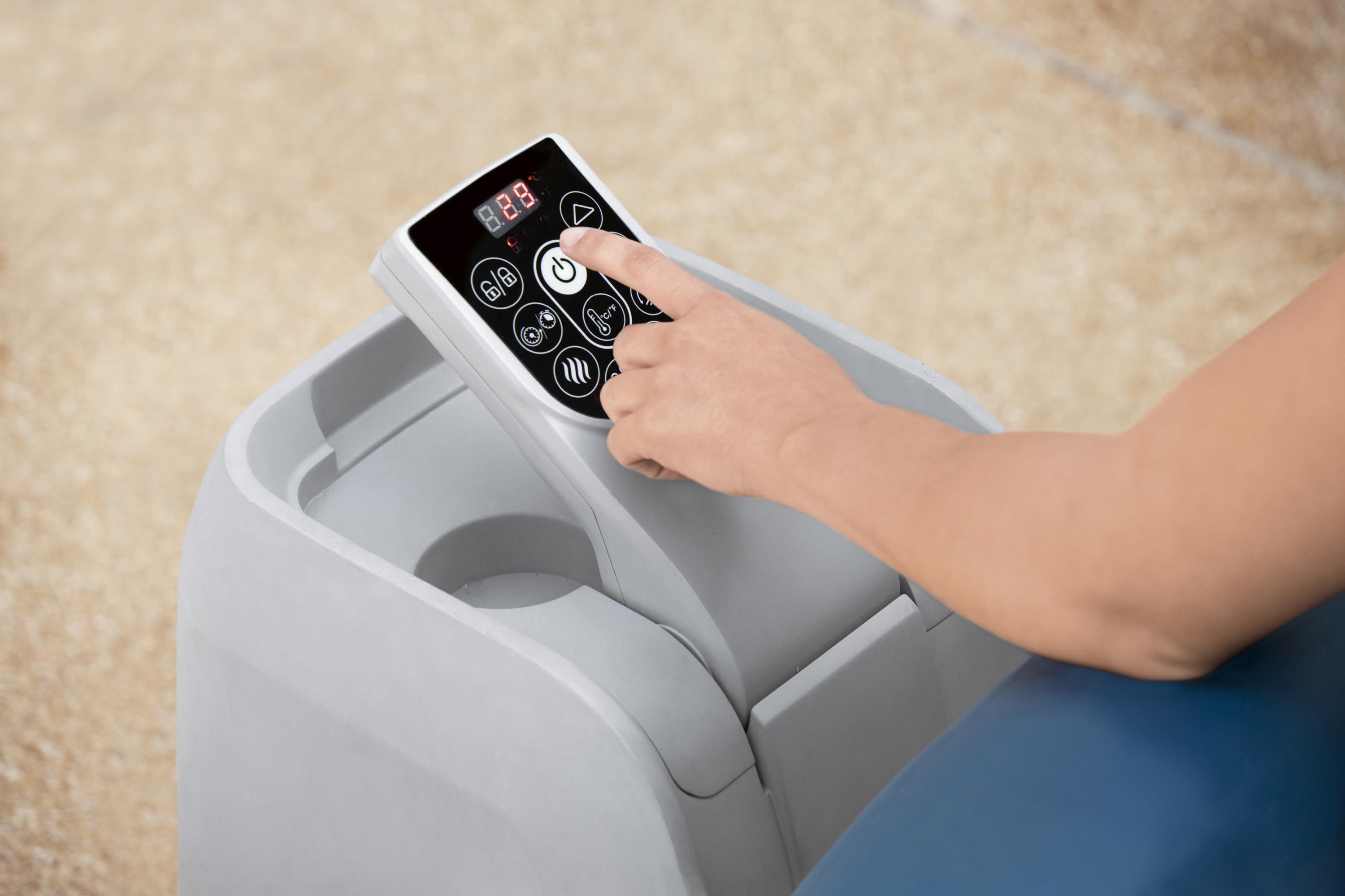 Bestway® LAY-Z-SPA® WLAN-Whirlpool Milan AirJet Plus™ Ø 196 x 71 cm, rund
