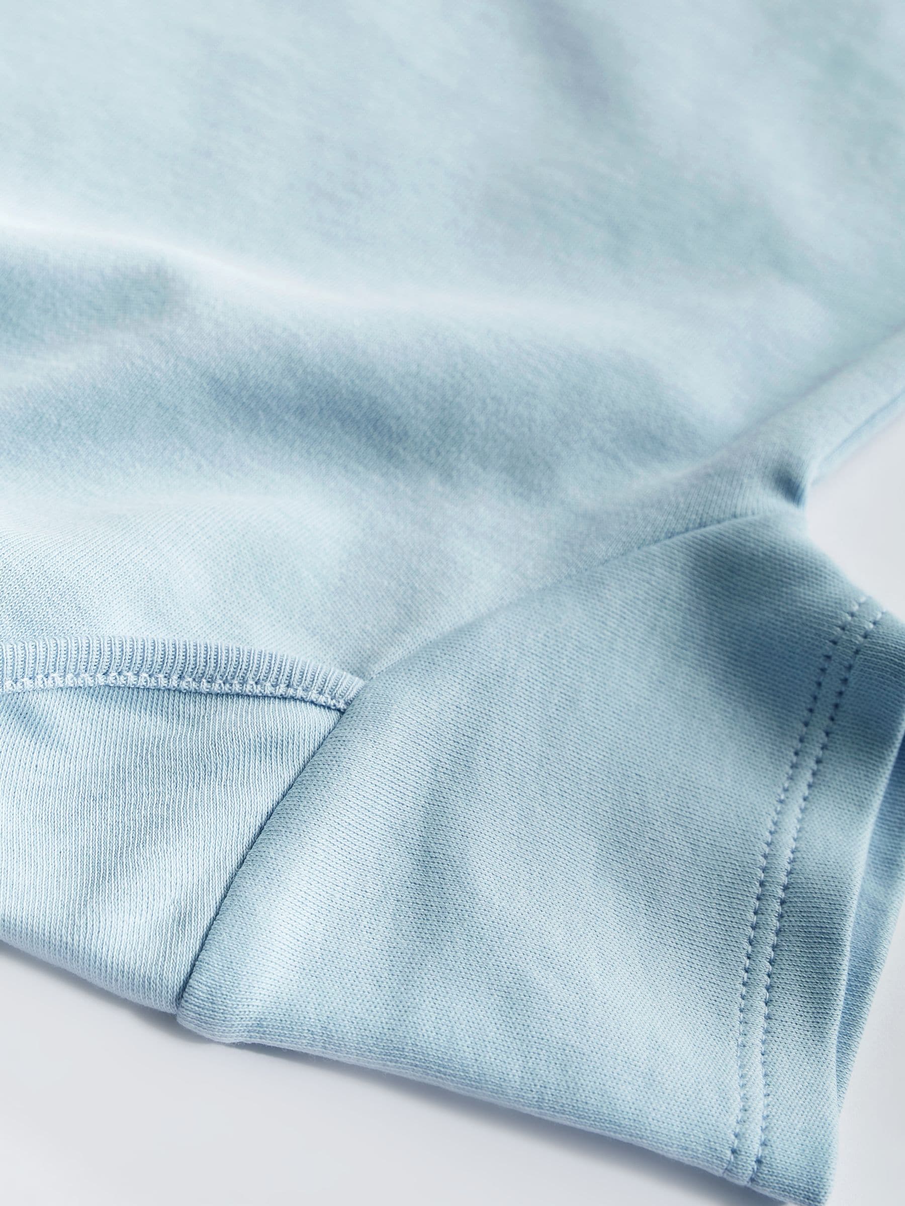 Blauw/wit - Effen babyrompertjes