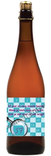 57 jaar Blond Bier 75 cl