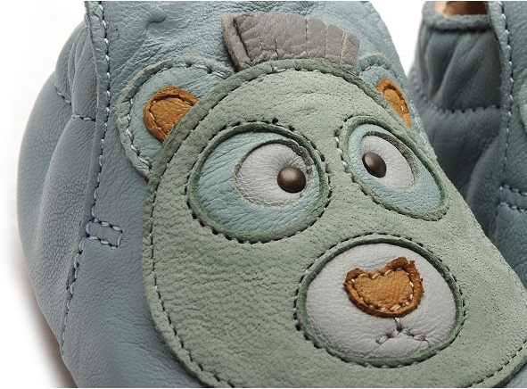 Easy peasy chaussons bebe blu blu ours bleu