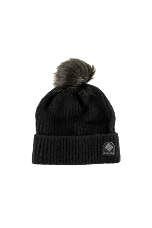 Bonnets columbia winter blur pom pom 010 black