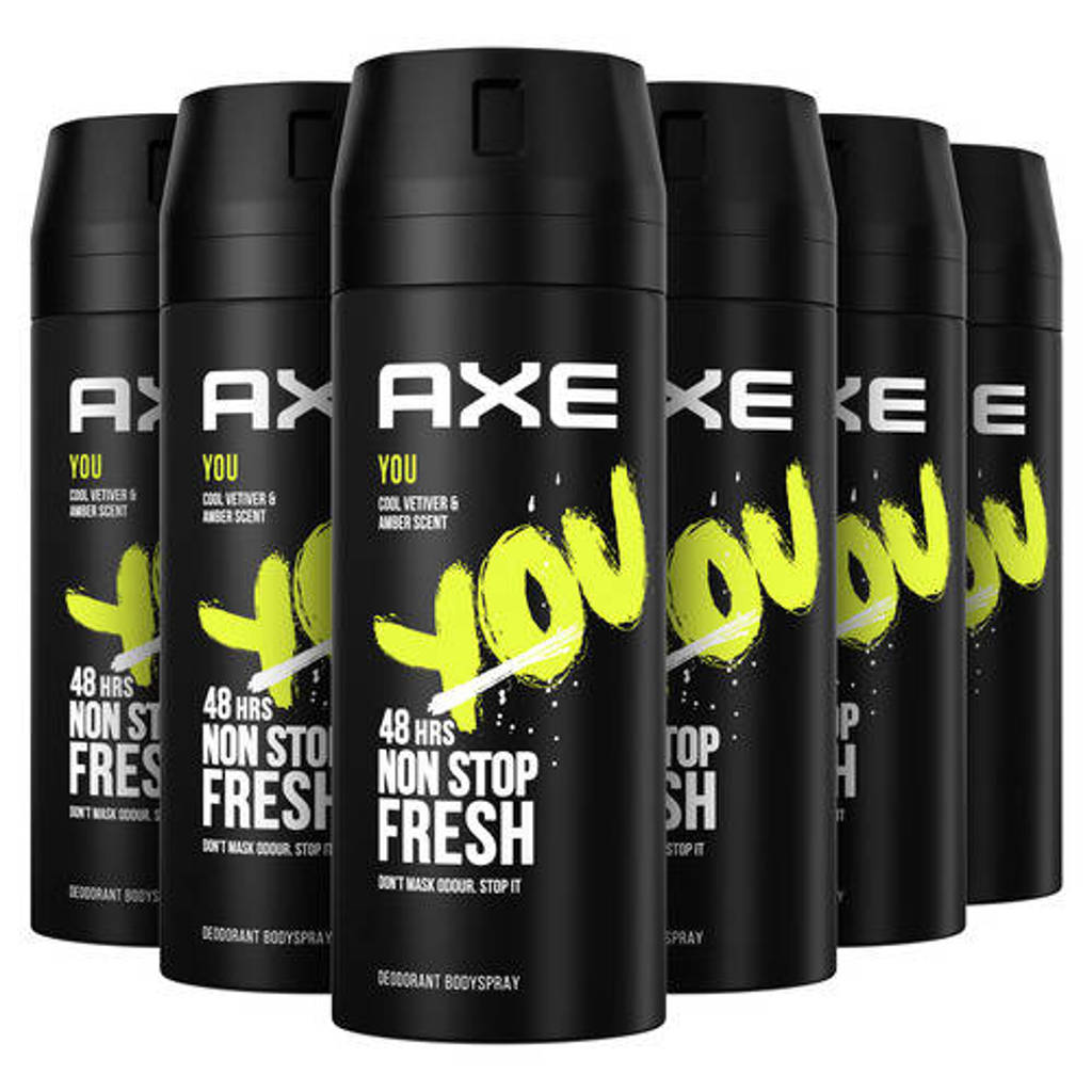 You deodorant bodyspray - 6 x 150 ml