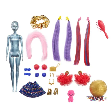 Barbie Color Reveal Hair Feature Spielset - Bows