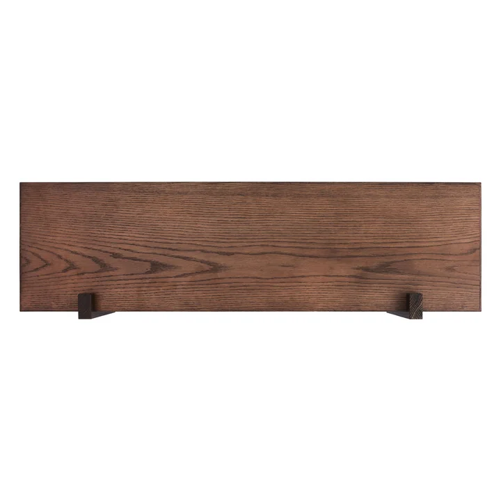 Audo - Corbel Wandregal, 100 cm, Eiche dunkel / Marmor