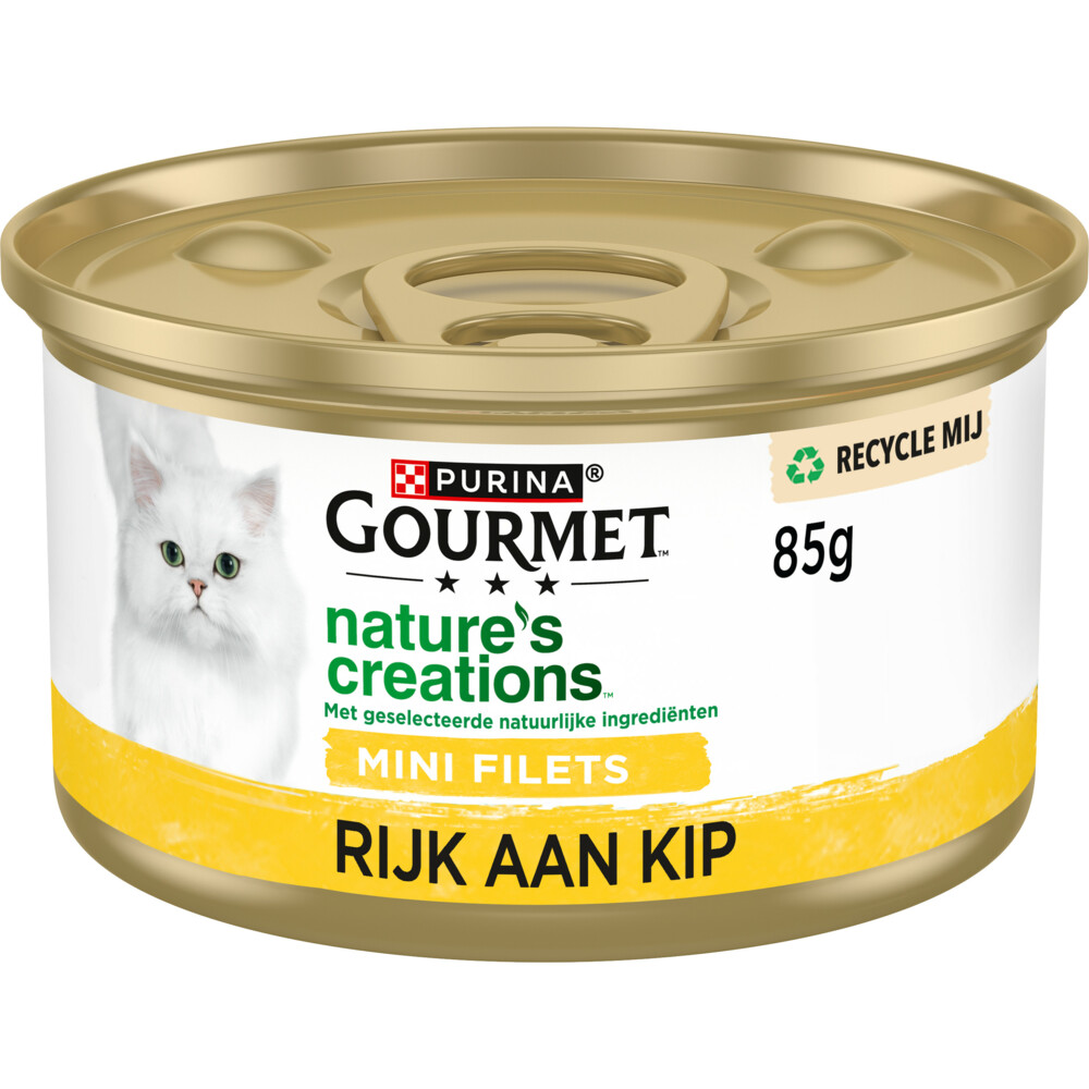 24x Gourmet Nature's Creations Blik Tomaat - Spinazie85 gr