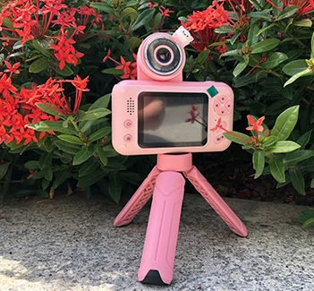 (4MP) Kinder Kamera Fotoapparat Digitalkamera mit 180° Grad drehbarem Objektiv / 2.4
