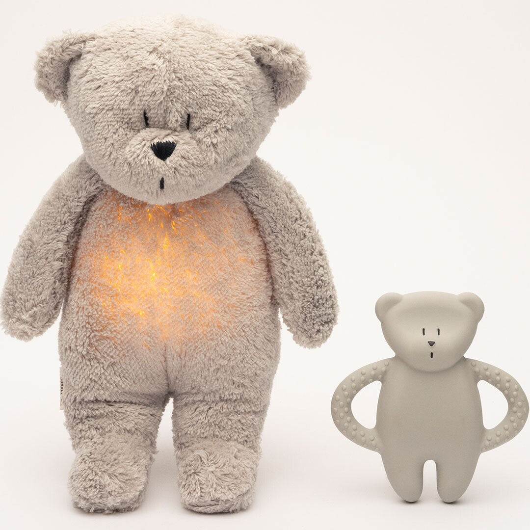 Moonie bijtring bear - gray natur
