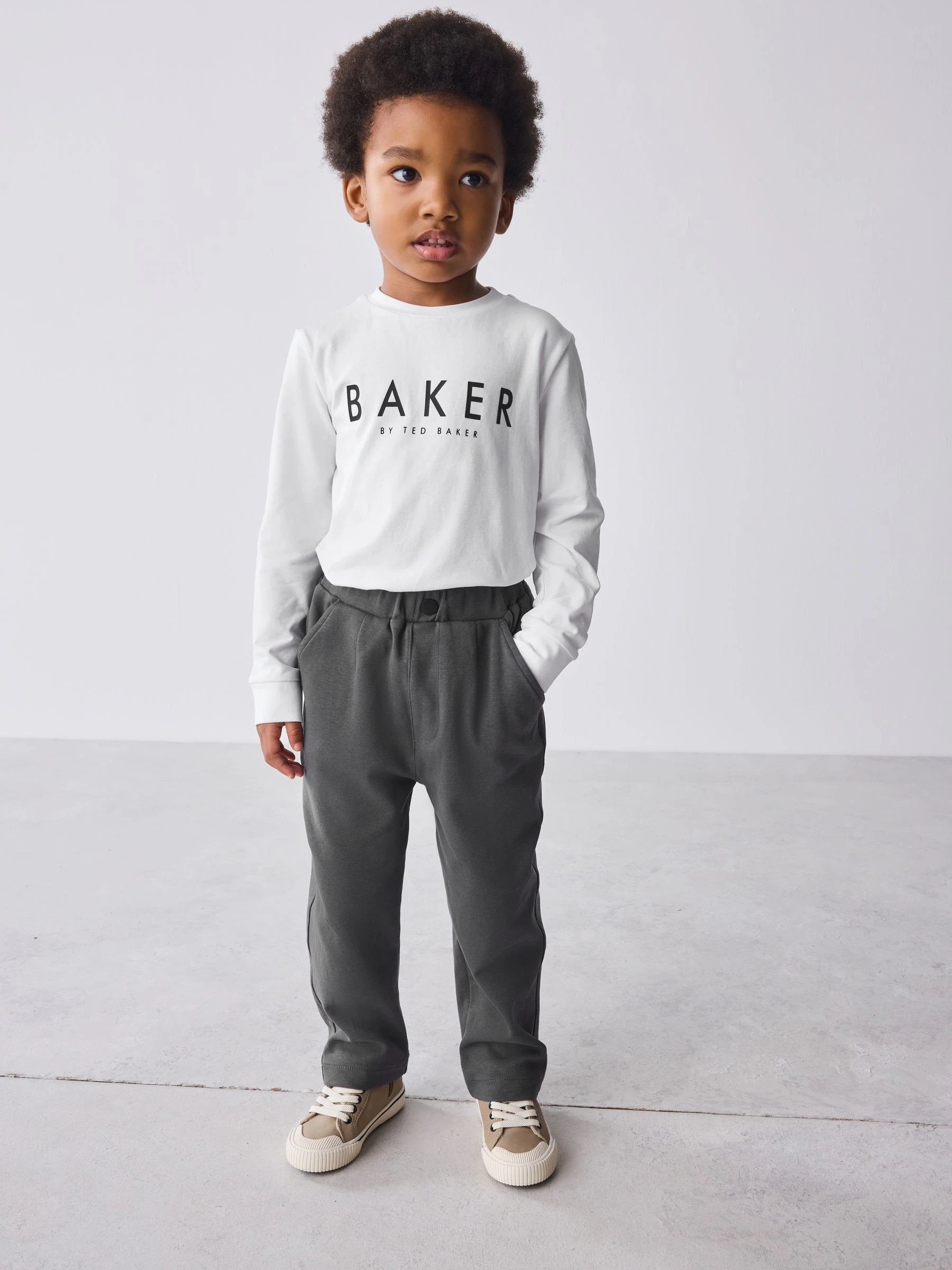 Baker by Ted Baker Stone Jacket T-Shirt and Trousers 3 Piece Set