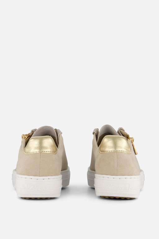 Rieker Sneakers beige Leer