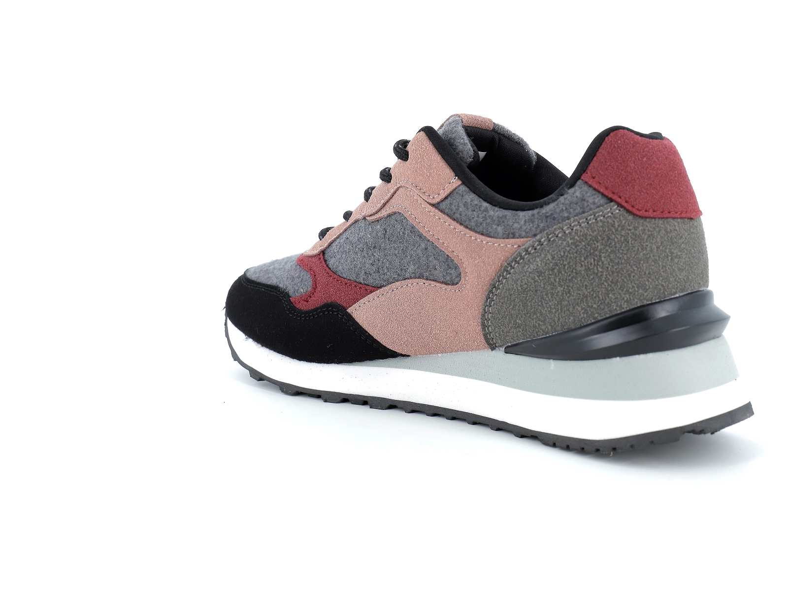 T brand-THEOBASK Synthétique Gris-Rose