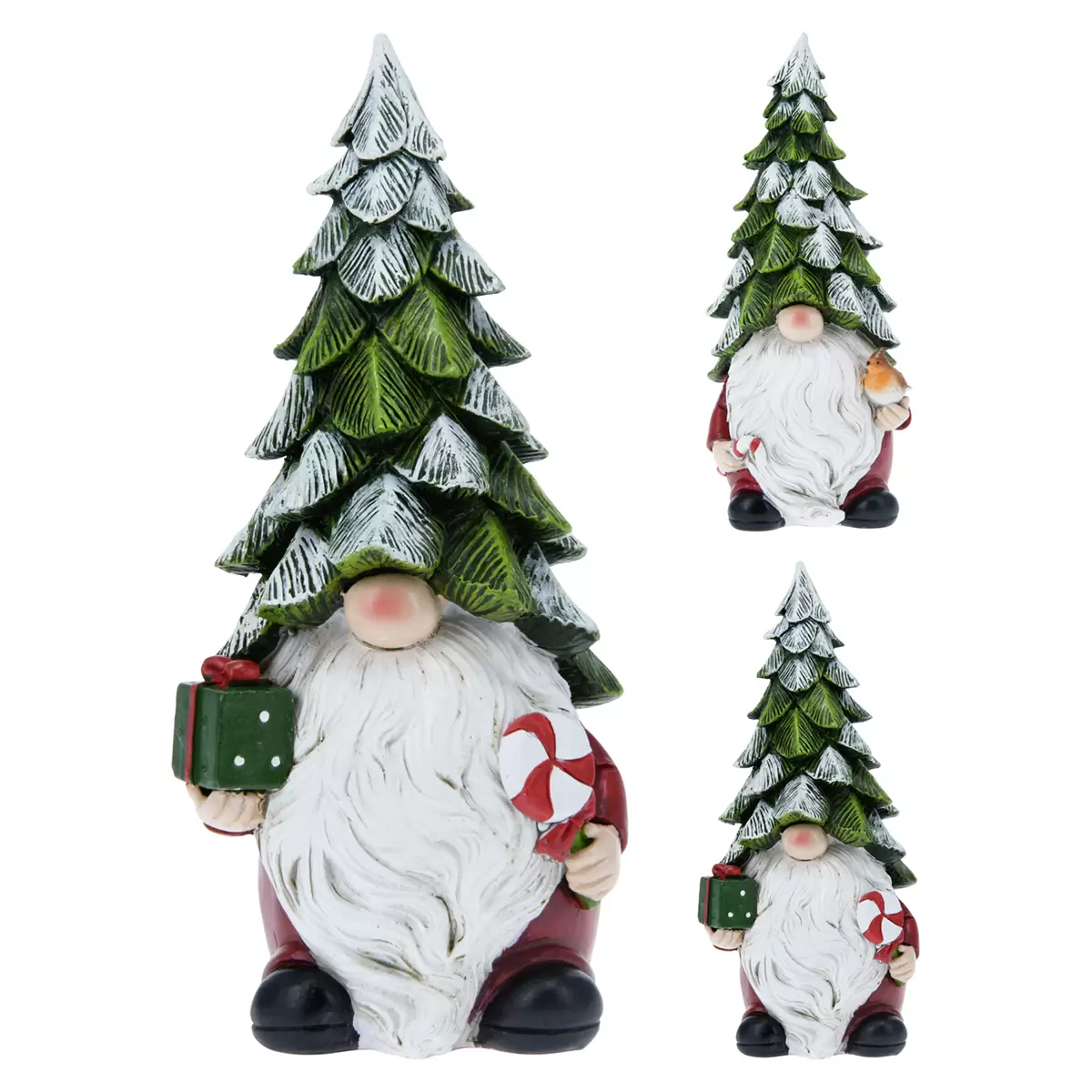 Wichtel Mütze XMAS grün,rot,weiss
